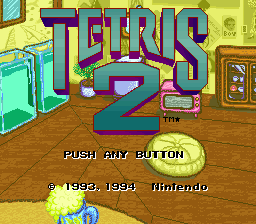 Tetris 2 (Europe) Title Screen